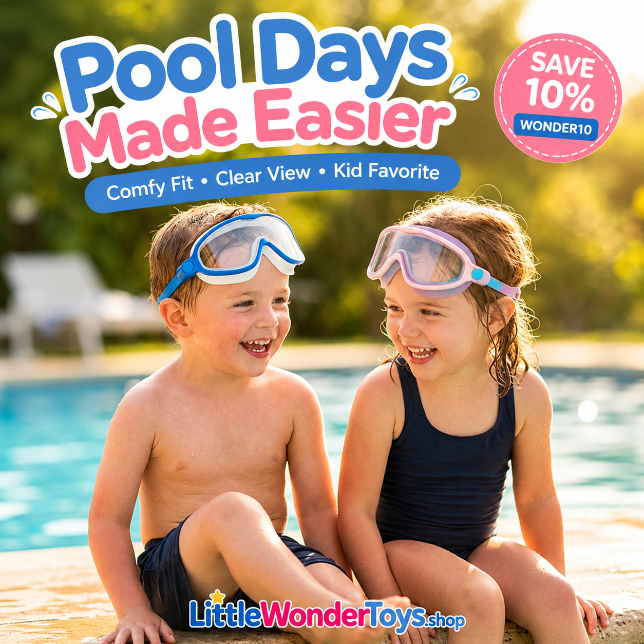 LittleWonderToys Swim Goggles