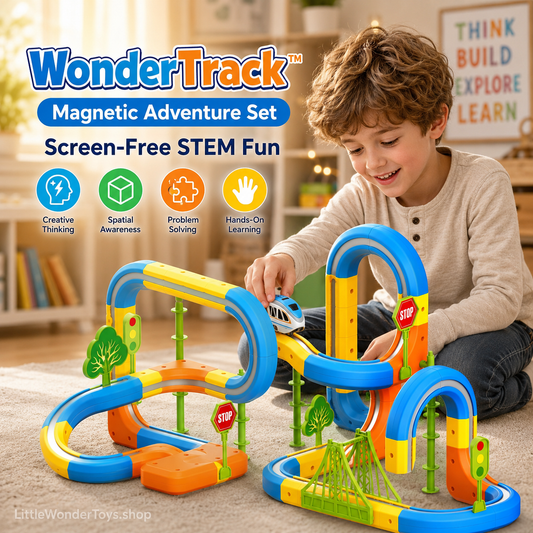 169 pcs + 2 Cars WonderTrack™ Magnetic Adventure Set