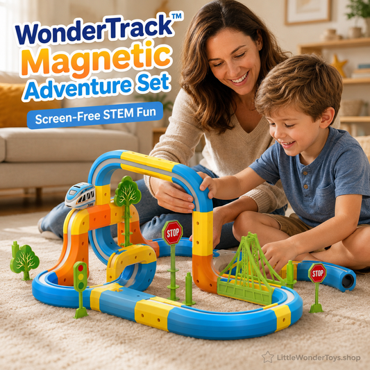 123 pcs + 2 Cars WonderTrack™ Magnetic Adventure Set