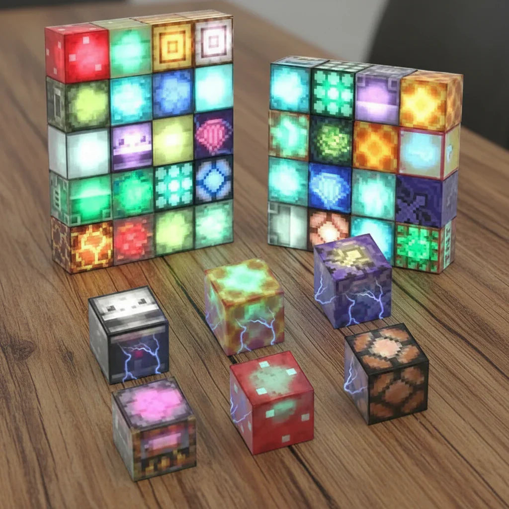 WonderGlow™ Magnetic Light-Up Cubes