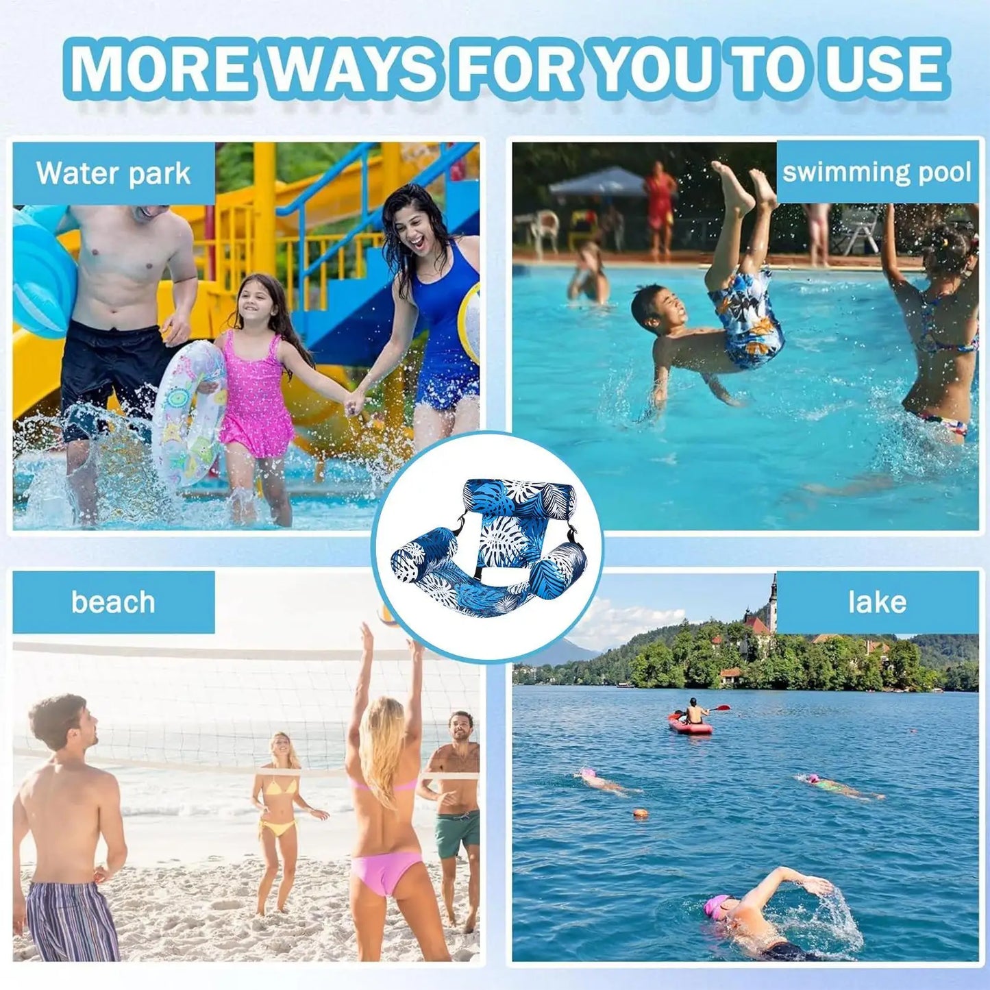 WonderFloat™ 3-Pillow Pool Lounge Chair