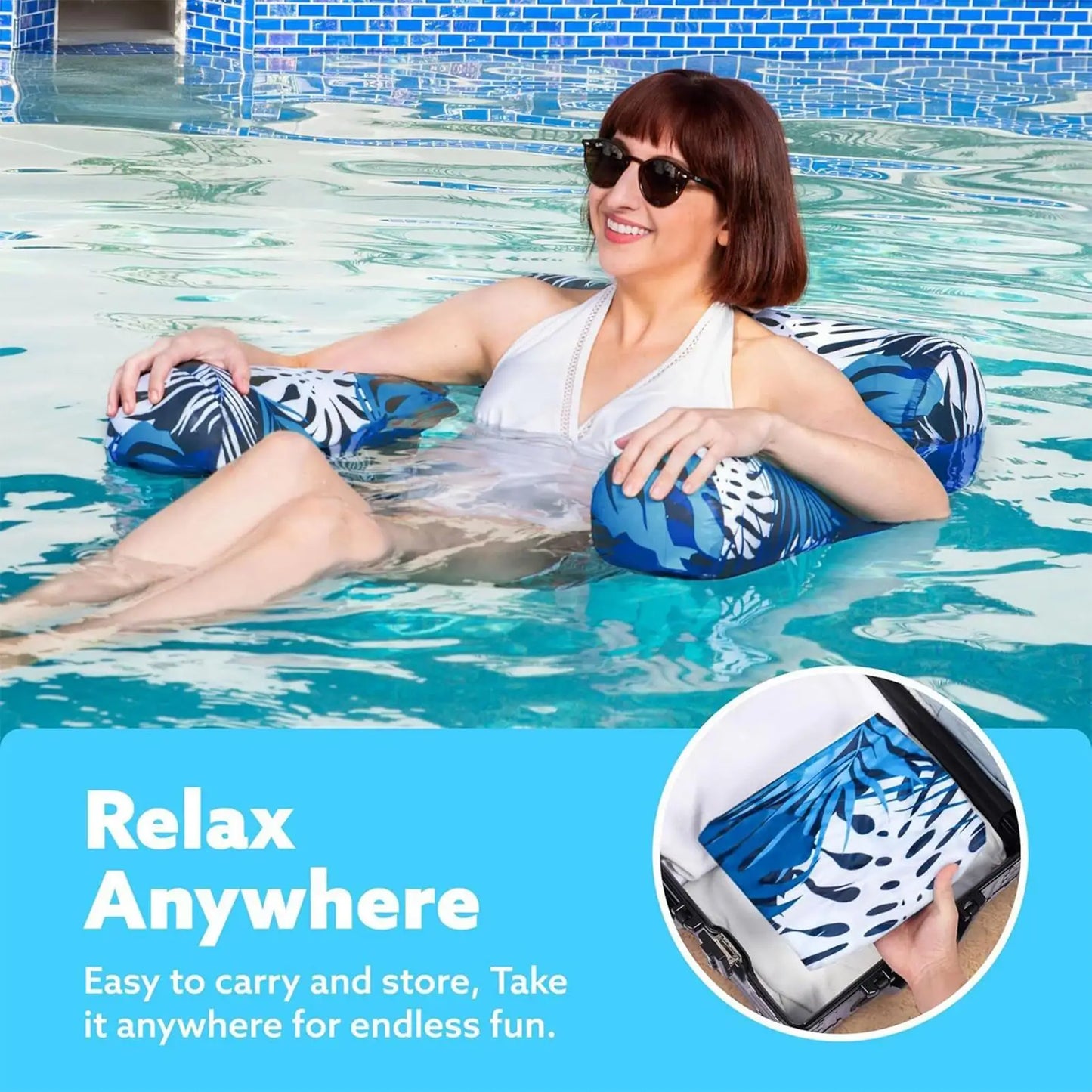 WonderFloat™ 3-Pillow Pool Lounge Chair
