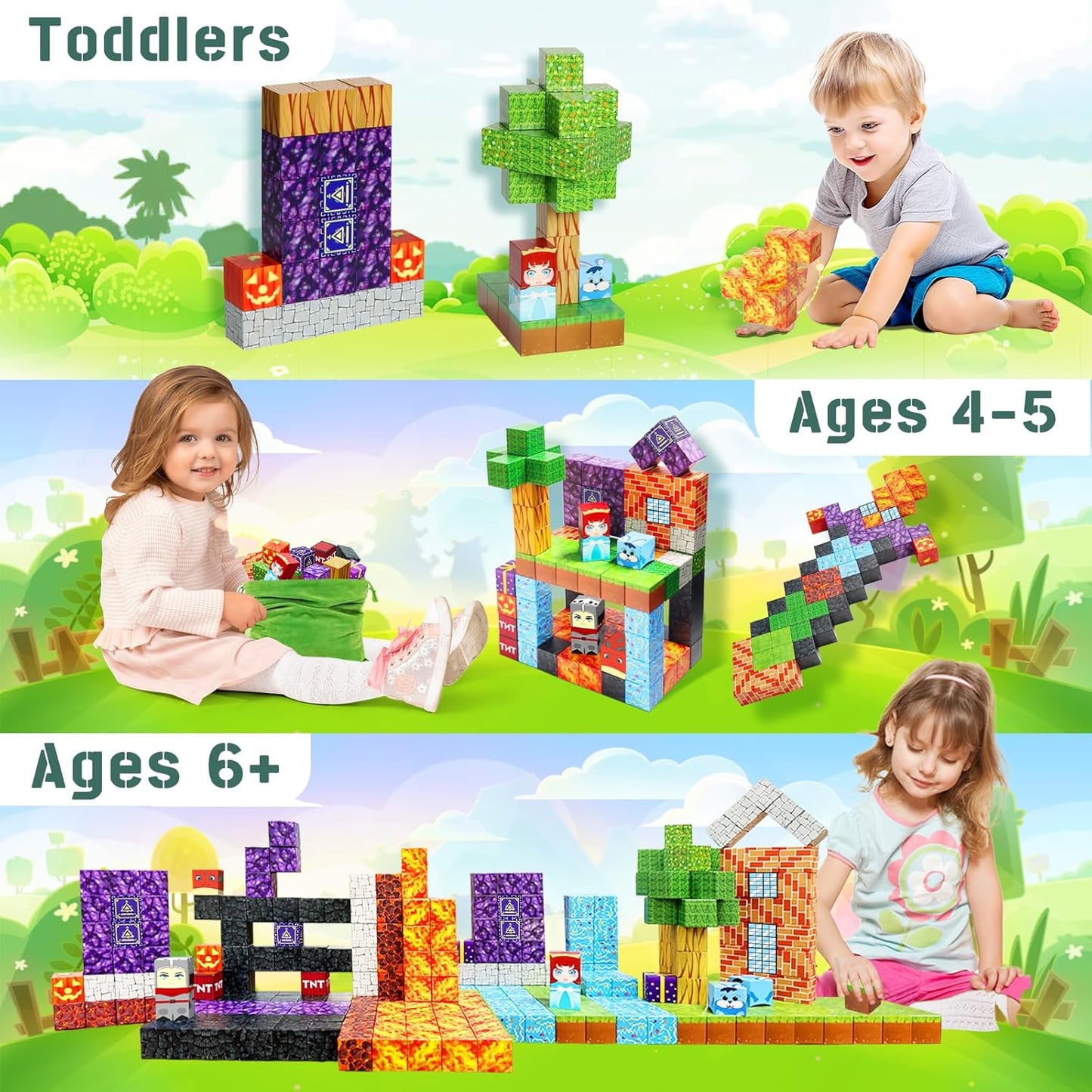 WonderBuild™ Magnetic Adventure Blocks