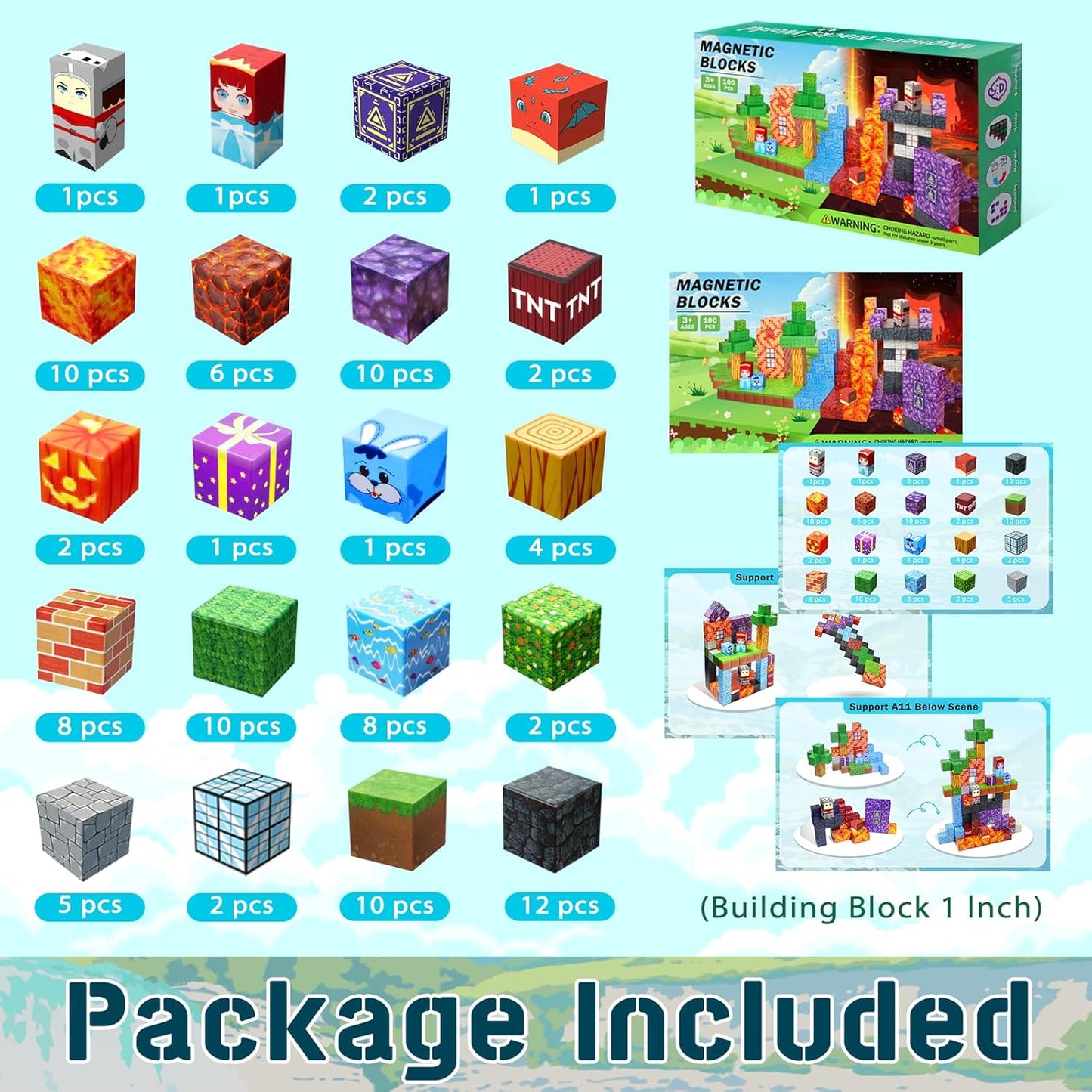 WonderBuild™ Magnetic Adventure Blocks